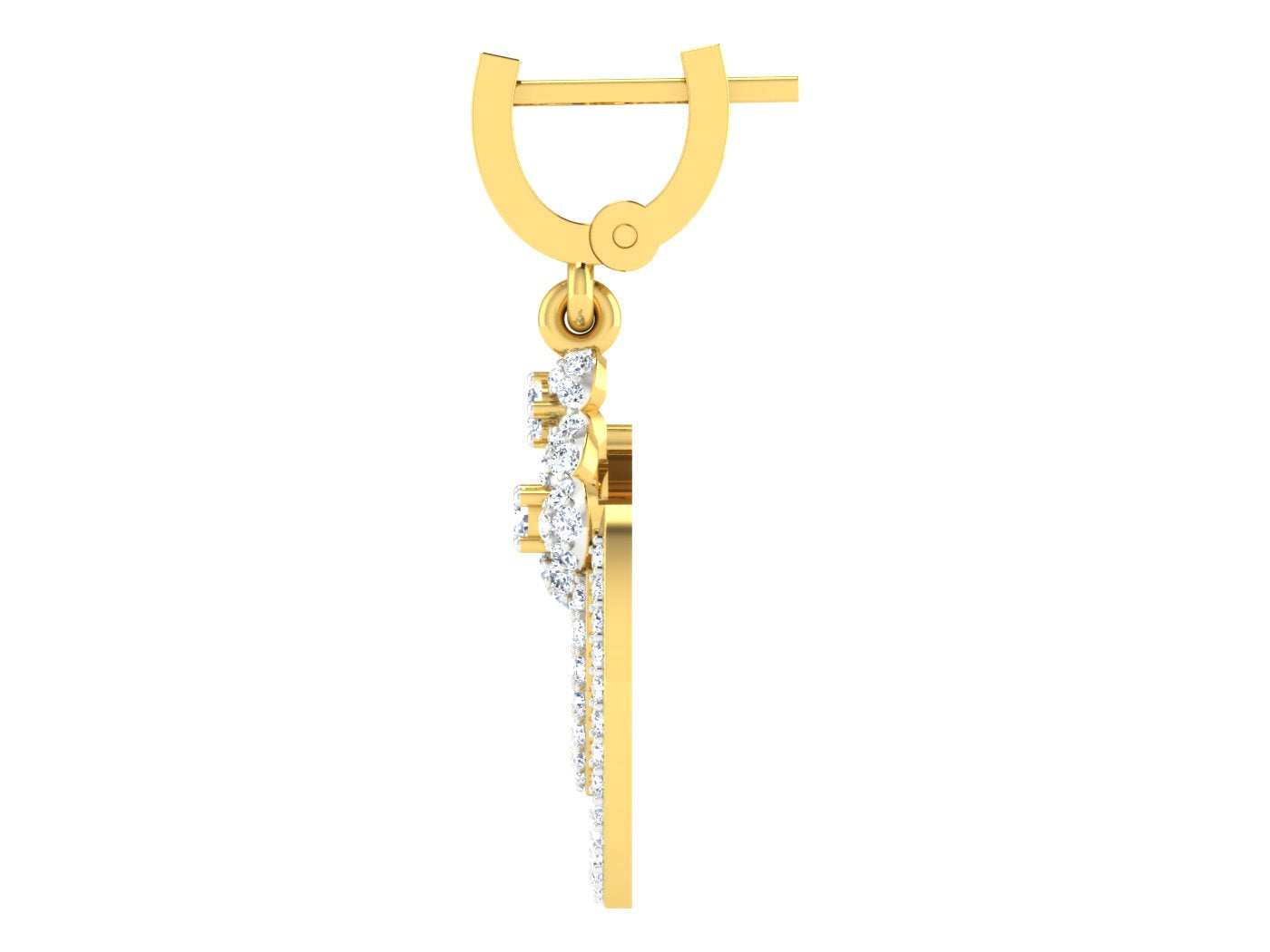 Nidal Jewels | Double Halo Gold and Diamond Hoops - Nidal Jewels